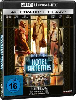 Hotel Artemis (4K Ultra HD) Blu-ray Cover
