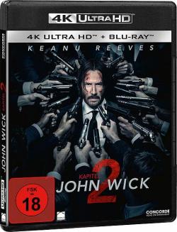 John Wick: Kapitel 2 (4K Ultra HD) Blu-ray Cover