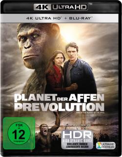 Planet der Affen: Prevolution (4K Ultra HD) Blu-ray Cover