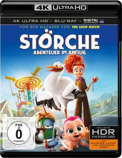 Störche - Abenteuer im Anflug (4K Ultra HD) Blu-ray Cover