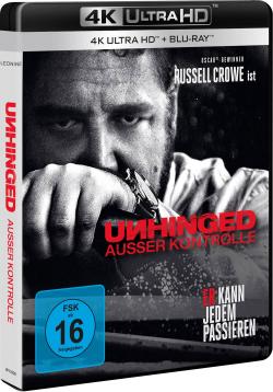 Unhinged - Außer Kontrolle (4K Ultra HD) Blu-ray Cover