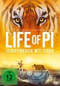 Life Of Pi - Schiffbruch mit Tiger DVD Cover
