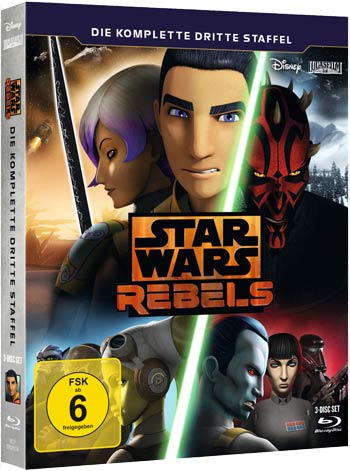 Star Wars Rebels - Die komplette dritte Staffel Blu-ray Cover