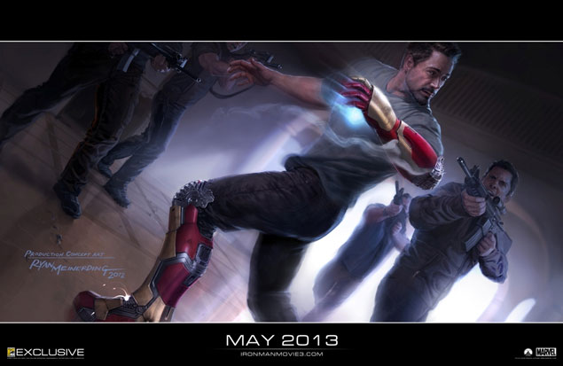 Iron Man 3 - Exklusives Concept Art Image zum Film